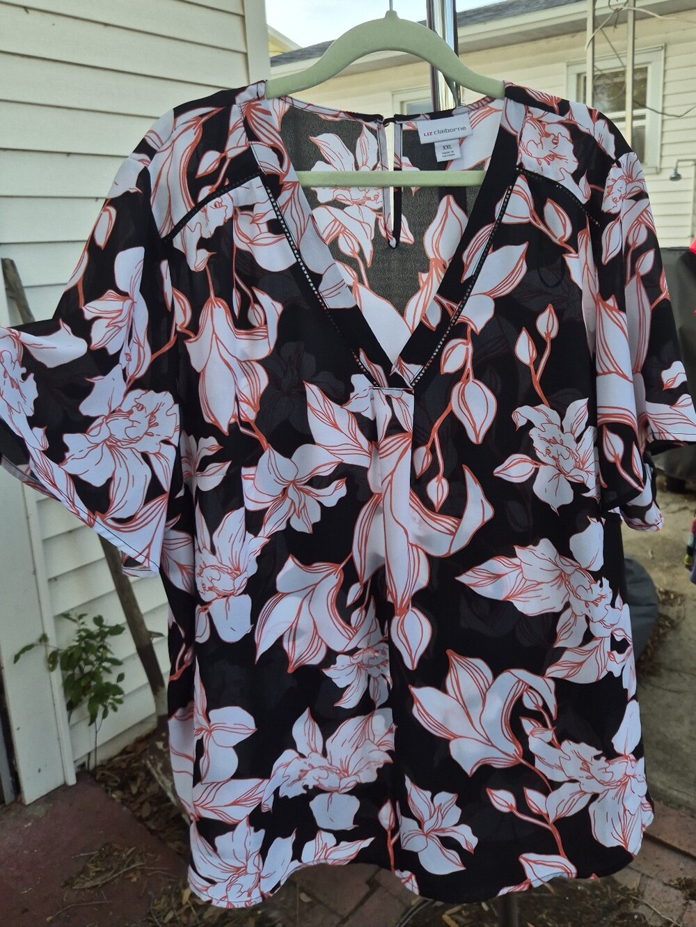 SALE!! Liz Claiborne Women's V-Neck Blouse